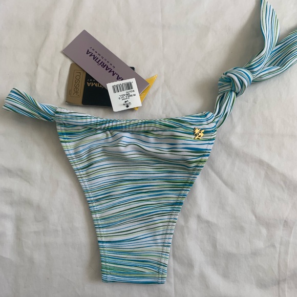 NWT Cia Martima Striped Halter Bikini Set - Picture 5 of 8